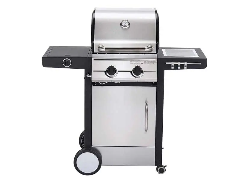 Propane Gas Grill With Side Burner